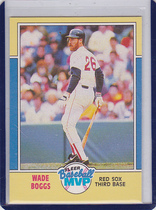 1988 Fleer MVP #2 Wade Boggs