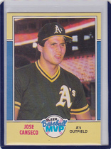 1988 Fleer MVP #3 Jose Canseco