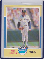 1988 Fleer MVP #18 Teddy Higuera