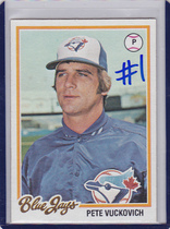 1978 Topps Base Set #241 Pete Vuckovich