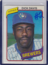 1980 Topps Base Set #553 Dick Davis