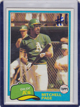 1981 Topps Base Set #35 Mitchell Page