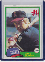 1981 Topps Base Set #48 Dave Skaggs