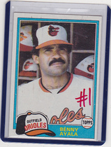 1981 Topps Base Set #101 Benny Ayala