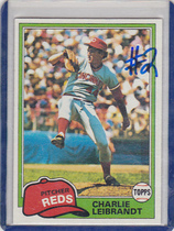 1981 Topps Base Set #126 Charlie Leibrandt