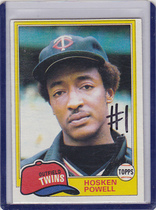 1981 Topps Base Set #137 Hosken Powell