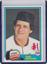 1981 Topps Base Set #161 Dan Graham