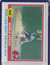 1981 Topps Base Set #403 1980 World Series