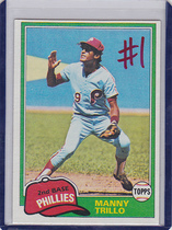 1981 Topps Base Set #470 Manny Trillo