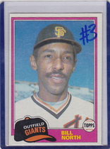 1981 Topps Base Set #713 Bill North