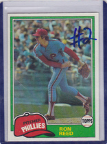 1981 Topps Base Set #376 Ron Reed