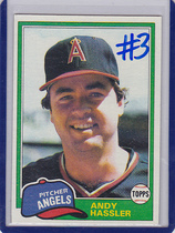 1981 Topps Base Set #454 Andy Hassler