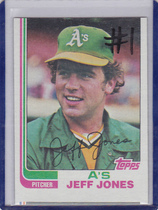 1982 Topps Base Set #139 Jeff Jones