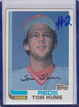 1982 Topps Base Set #763 Tom Hume