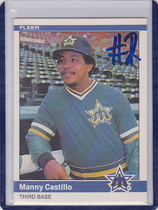 1984 Fleer Base Set #607 Manny Castillo