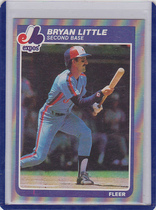 1985 Fleer Base Set #402 Bryan Little