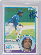 1983 Topps Base Set #125 Leon Durham