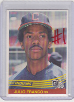 1984 Donruss Base Set #216 Julio Franco