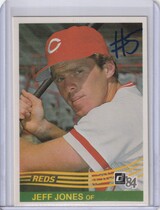 1984 Donruss Base Set #262 Jeff Jones