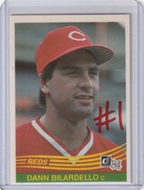 1984 Donruss Base Set #408 Dann Bilardello