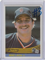 1984 Donruss Base Set #491 Mike Laga