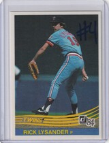 1984 Donruss Base Set #560 Rick Lysander