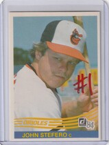 1984 Donruss Base Set #622 John Stefero