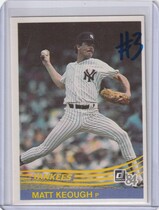 1984 Donruss Base Set #627 Matt Keough