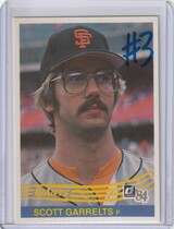 1984 Donruss Base Set #646 Scott Garrelts