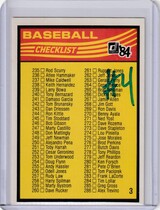 1984 Donruss Base Set #CL3 Checklist 235-338