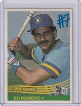 1984 Donruss Base Set #89 Ed Romero