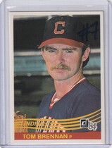 1984 Donruss Base Set #102 Tom Brennan