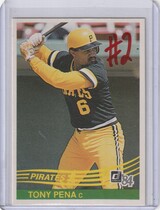 1984 Donruss Base Set #186 Tony Pena