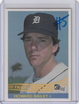 1984 Donruss Base Set #212 Howard Bailey