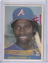 1984 Donruss Base Set #263 Gerald Perry