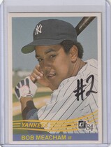 1984 Donruss Base Set #336 Bob Meacham
