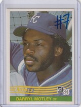 1984 Donruss Base Set #344 Darryl Motley