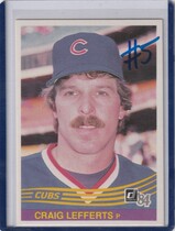1984 Donruss Base Set #388 Craig Lefferts