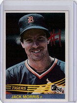 1984 Donruss Base Set #415 Jack Morris