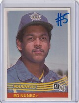 1984 Donruss Base Set #435 Edwin Nunez