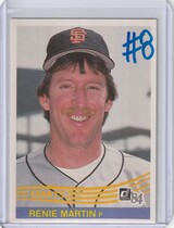 1984 Donruss Base Set #445 Renie Martin