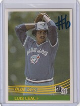 1984 Donruss Base Set #485 Luis Leal