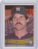 1984 Donruss Base Set #591 George Frazier