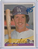 1984 Donruss Base Set #519 Dave Sax