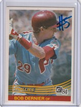 1984 Donruss Base Set #541 Bob Dernier