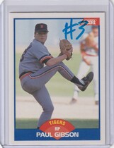 1989 Score Base Set #595 Paul Gibson