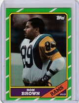 1986 Topps Base Set #80 Ronnie Brown