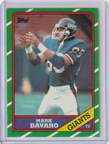 1986 Topps Base Set #144 Mark Bavaro