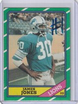 1986 Topps Base Set #245 James Jones
