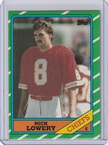 1986 Topps Base Set #308 Nick Lowery